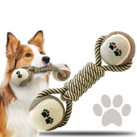 Dog Braided Rope Toy Durable Dog Toys for Aggressive Chewers Dog Chew Toys Teeth Cleaning Safe Bite Resistant Toothbrush Stick for Puppies & Midd