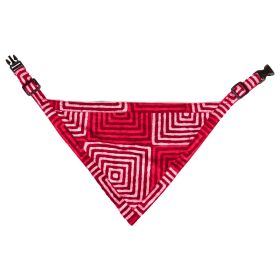 DGS Pet Products Unbugz-It Bandana Large Square Blue 13" x 8" x 0.1" (Color: Square Red, size: medium)